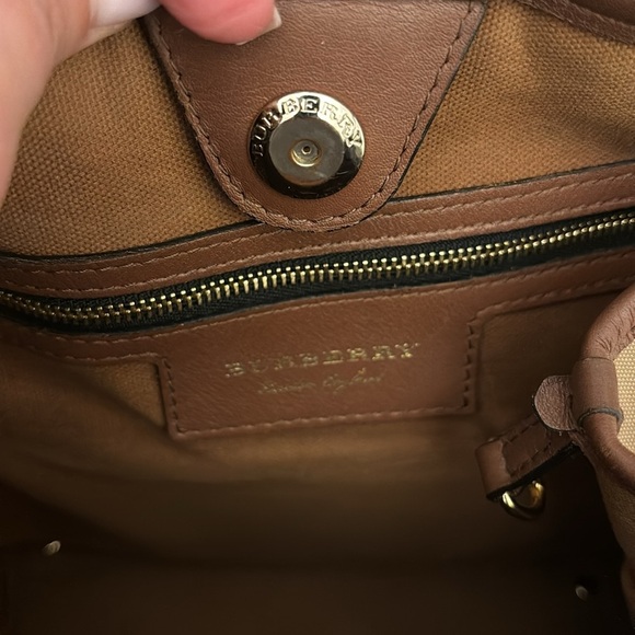 Pre-owned BURBERRY Canterbury Tote Horseferry Check Canvas - Picture 4 of 16